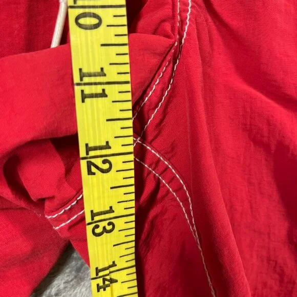 Polo Ralph Lauren Swim Trunks Mens Medium Red Board Shorts Pocket Beach Pool - Picture 10 of 15